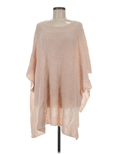 Pre-owned Ann Taylor Loft Poncho In Brown