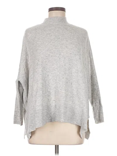 Pre-owned Ann Taylor Loft Poncho In Gray