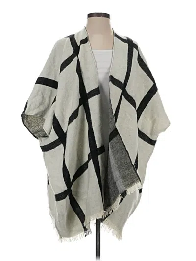 Pre-owned Ann Taylor Loft Poncho In Gray
