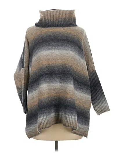 Pre-owned Ann Taylor Loft Poncho In Ivory