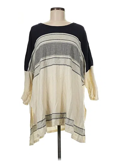 Pre-owned Ann Taylor Loft Poncho In Ivory