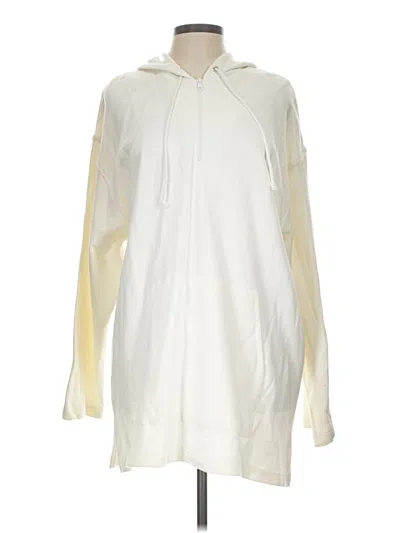 Pre-owned Ann Taylor Loft Poncho In Ivory