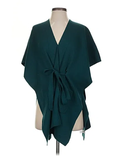 Ann Taylor Loft Poncho In Teal