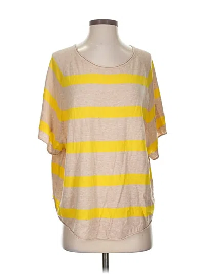 Pre-owned Ann Taylor Loft Poncho In Yellow