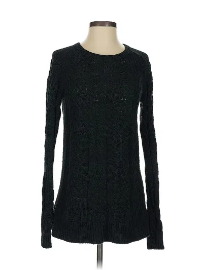Pre-owned Ann Taylor Loft Pullover Sweater In Black