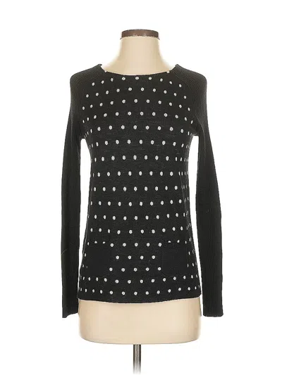 Pre-owned Ann Taylor Loft Pullover Sweater In Black