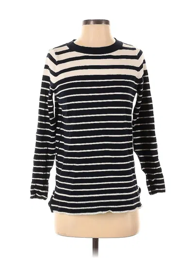 Pre-owned Ann Taylor Loft Pullover Sweater In Black