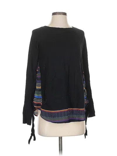 Pre-owned Ann Taylor Loft Pullover Sweater In Black