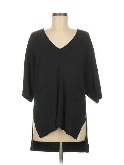 Pre-owned Ann Taylor Loft Pullover Sweater In Black