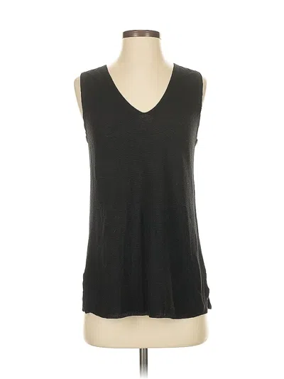 Pre-owned Ann Taylor Loft Pullover Sweater In Black