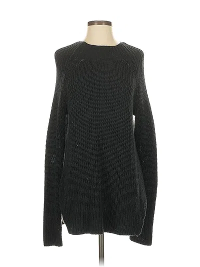 Pre-owned Ann Taylor Loft Pullover Sweater In Black