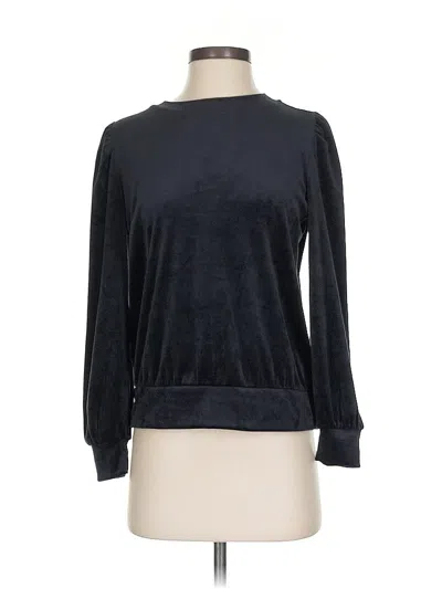 Pre-owned Ann Taylor Loft Pullover Sweater In Black