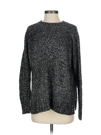 Pre-owned Ann Taylor Loft Pullover Sweater In Black