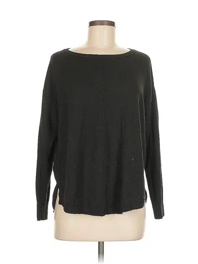 Pre-owned Ann Taylor Loft Pullover Sweater In Black