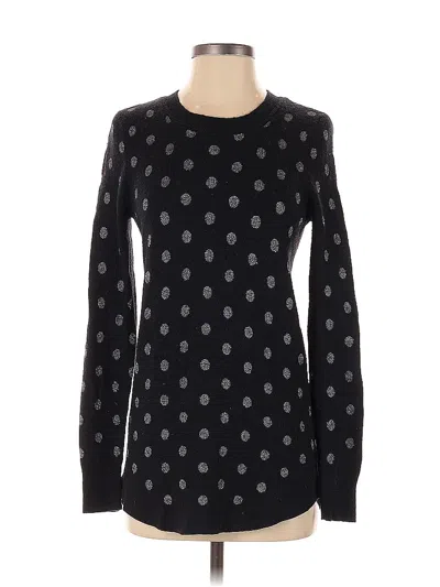 Pre-owned Ann Taylor Loft Pullover Sweater In Black