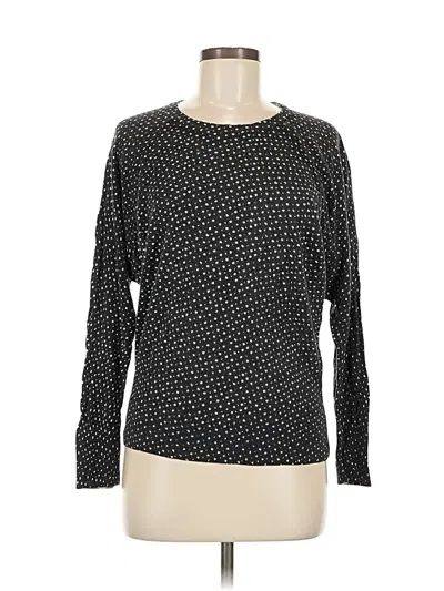 Pre-owned Ann Taylor Loft Pullover Sweater In Black