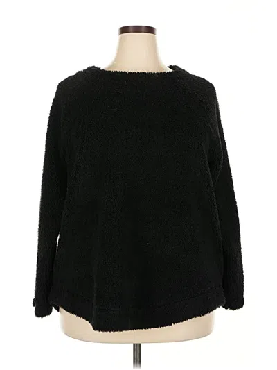 Pre-owned Ann Taylor Loft Pullover Sweater In Black