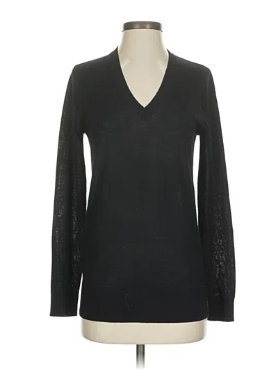 Pre-owned Ann Taylor Loft Pullover Sweater In Black