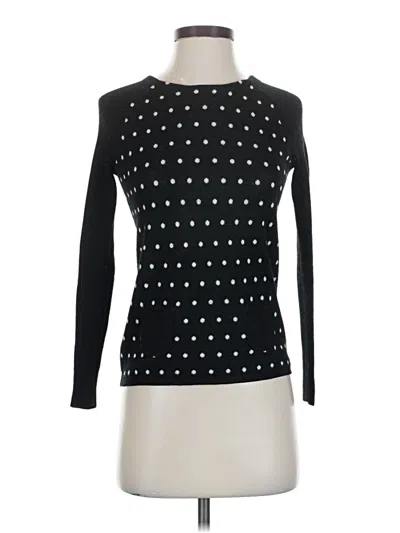 Pre-owned Ann Taylor Loft Pullover Sweater In Black