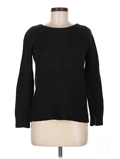 Pre-owned Ann Taylor Loft Pullover Sweater In Black