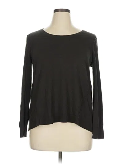 Pre-owned Ann Taylor Loft Pullover Sweater In Black