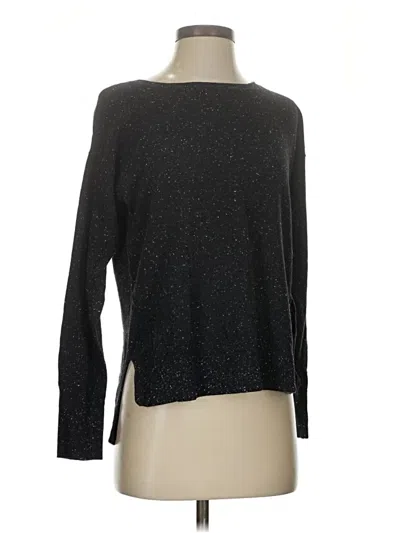 Pre-owned Ann Taylor Loft Pullover Sweater In Black