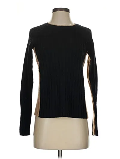 Pre-owned Ann Taylor Loft Pullover Sweater In Black