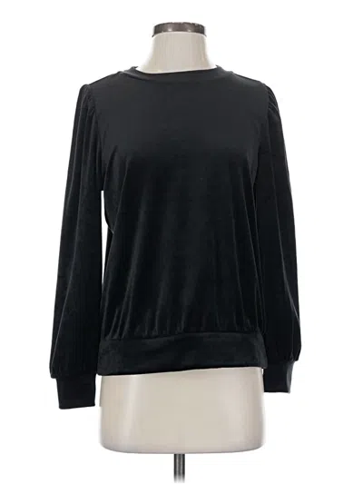 Pre-owned Ann Taylor Loft Pullover Sweater In Black