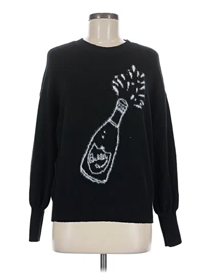 Pre-owned Ann Taylor Loft Pullover Sweater In Black