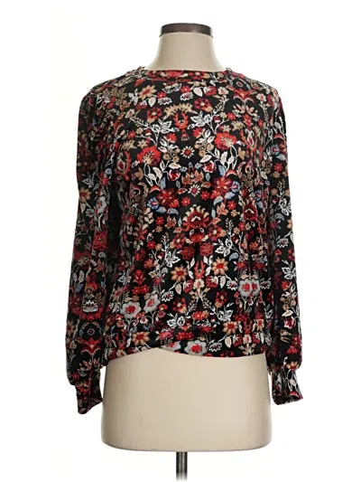 Pre-owned Ann Taylor Loft Pullover Sweater In Black