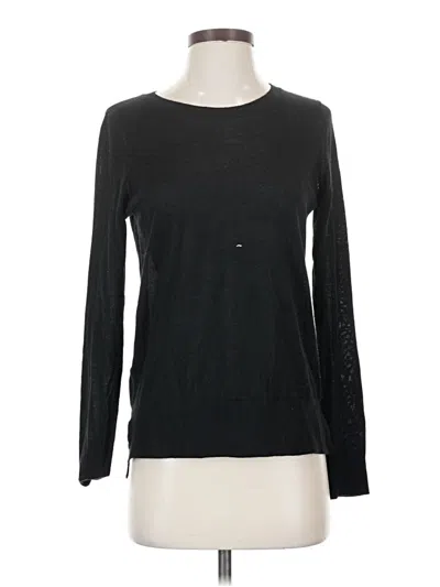 Pre-owned Ann Taylor Loft Pullover Sweater In Black
