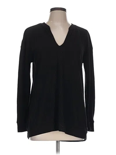 Pre-owned Ann Taylor Loft Pullover Sweater In Black