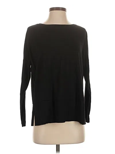 Pre-owned Ann Taylor Loft Pullover Sweater In Black