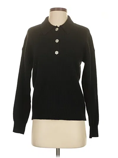 Pre-owned Ann Taylor Loft Pullover Sweater In Black