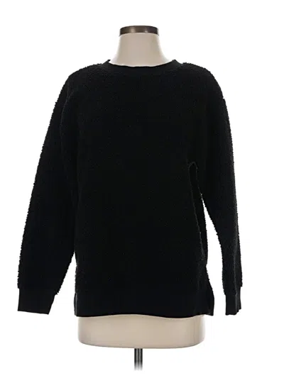 Pre-owned Ann Taylor Loft Pullover Sweater In Black