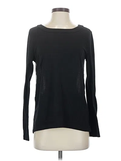 Pre-owned Ann Taylor Loft Pullover Sweater In Black