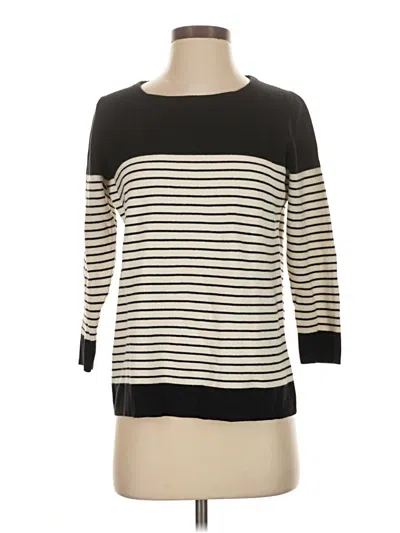 Pre-owned Ann Taylor Loft Pullover Sweater In Black