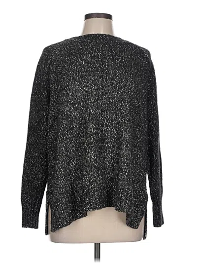 Pre-owned Ann Taylor Loft Pullover Sweater In Black