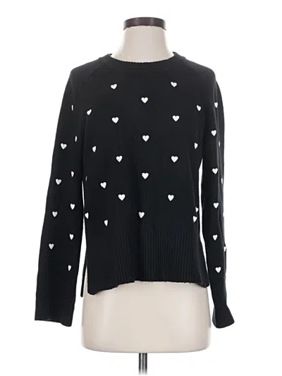 Pre-owned Ann Taylor Loft Pullover Sweater In Black