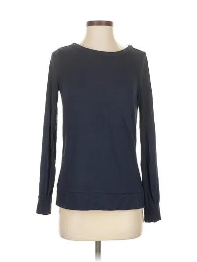 Pre-owned Ann Taylor Loft Pullover Sweater In Blue