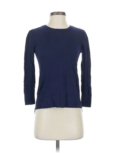 Pre-owned Ann Taylor Loft Pullover Sweater In Blue