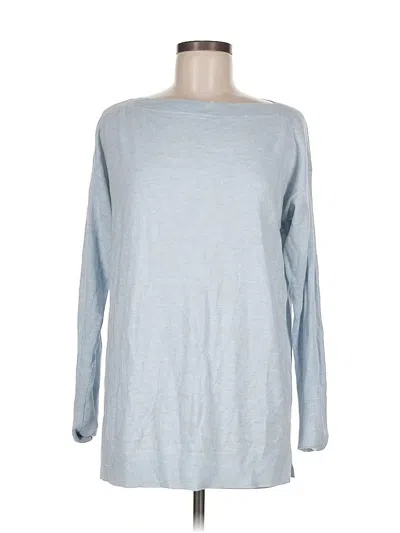 Pre-owned Ann Taylor Loft Pullover Sweater In Blue