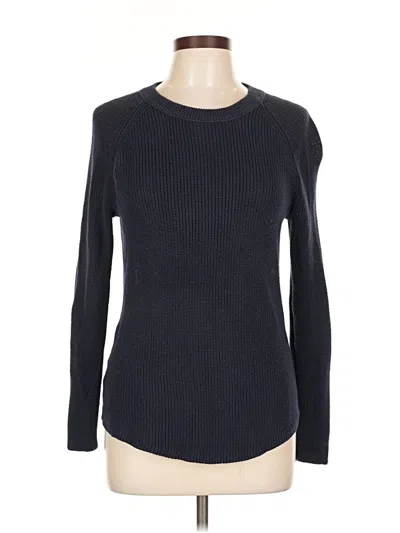 Pre-owned Ann Taylor Loft Pullover Sweater In Blue