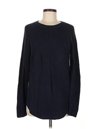 Pre-owned Ann Taylor Loft Pullover Sweater In Blue