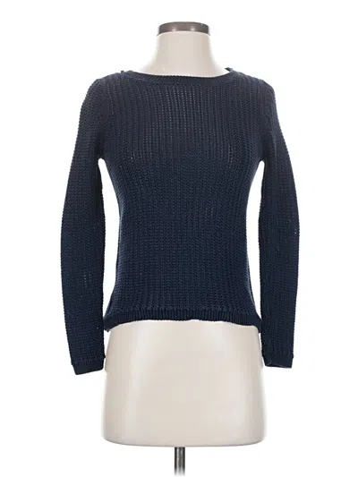 Pre-owned Ann Taylor Loft Pullover Sweater In Blue