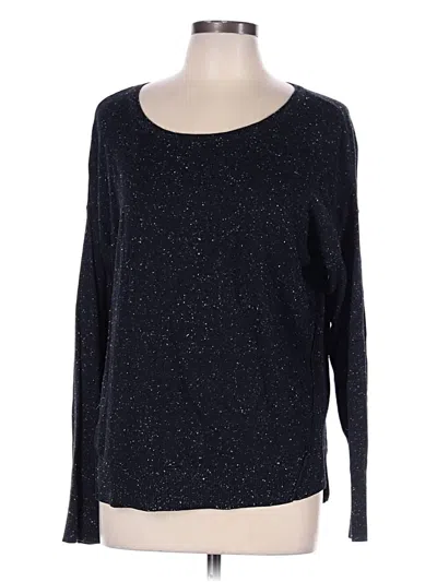 Pre-owned Ann Taylor Loft Pullover Sweater In Blue