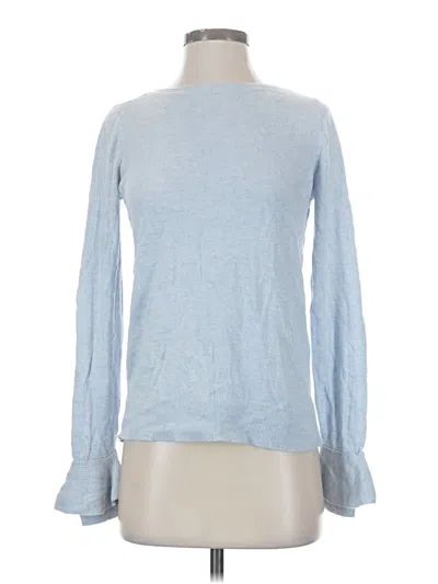 Pre-owned Ann Taylor Loft Pullover Sweater In Blue