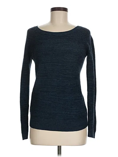 Pre-owned Ann Taylor Loft Pullover Sweater In Blue