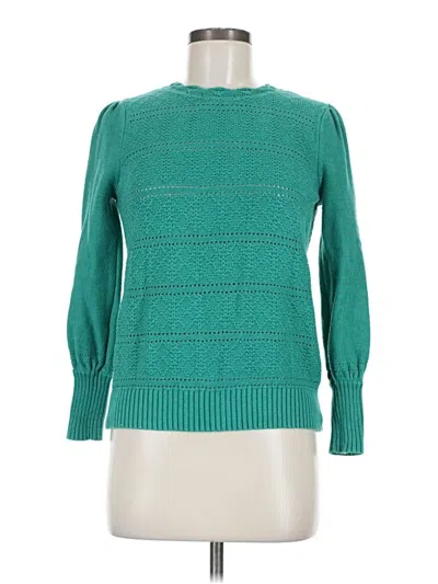 Pre-owned Ann Taylor Loft Pullover Sweater In Blue