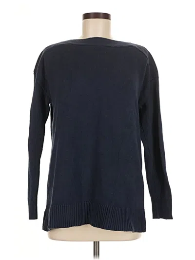 Pre-owned Ann Taylor Loft Pullover Sweater In Blue